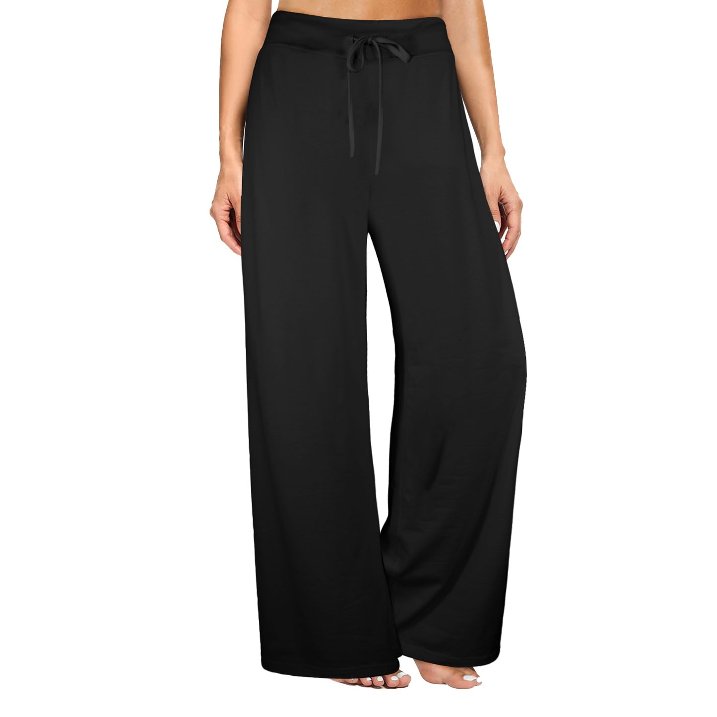 Rabbit Pattern Print Design RB04 Women's Wide Leg Lounge Pants