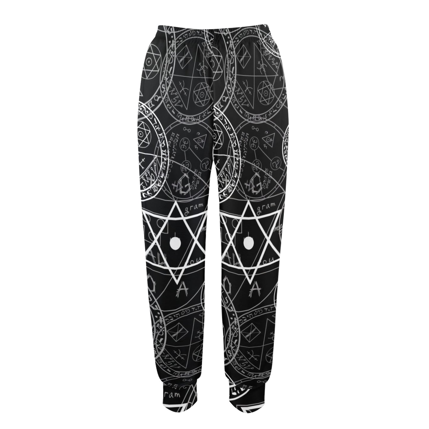 Pentagram Pattern Print Design A01 Women's Casual Track Pants