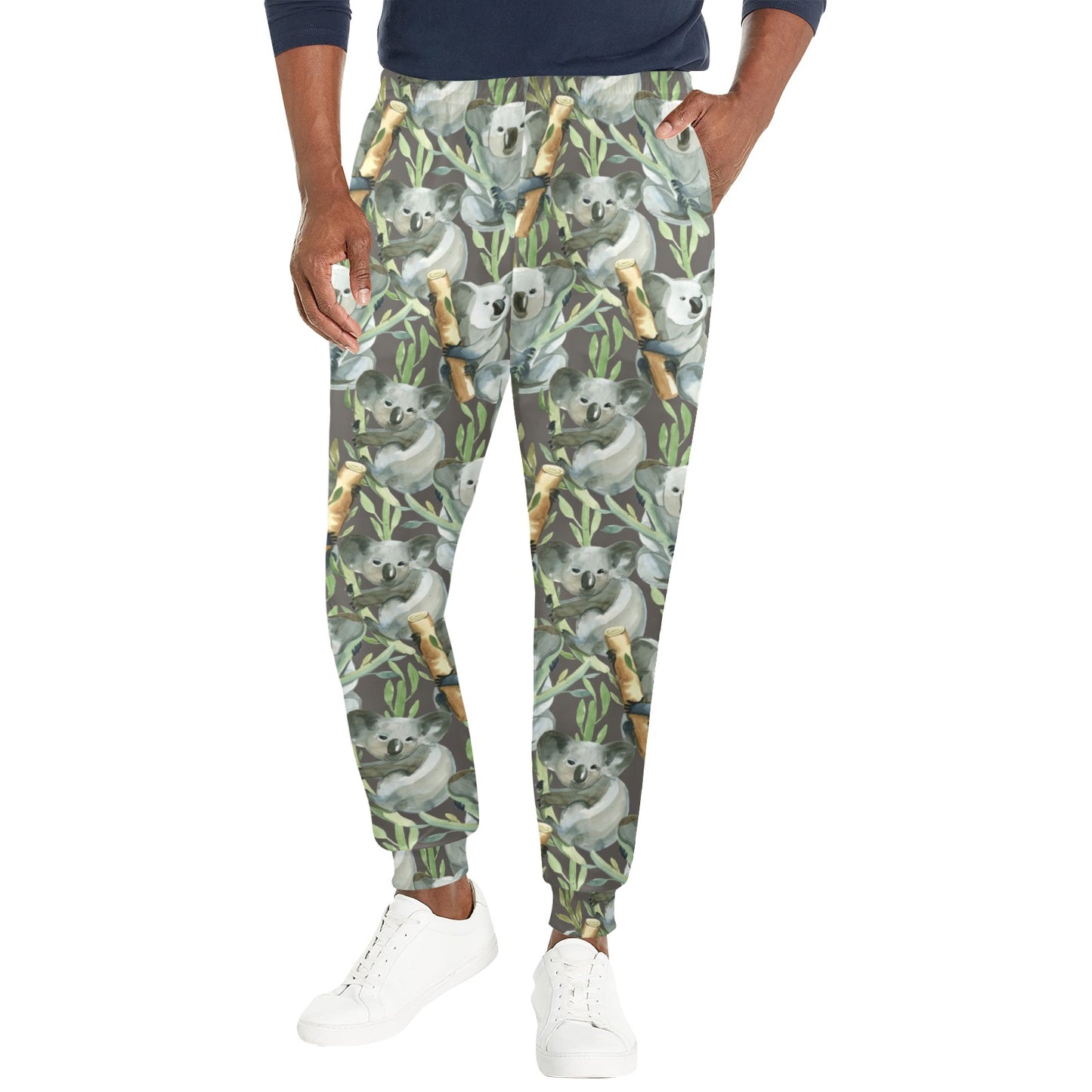 Koala Pattern Design Print Men's Casual Track Pants