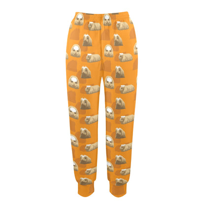 Guinea Pig Print Design LKS403 Women's Casual Track Pants