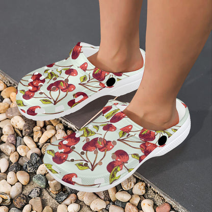 Cherry Hand Draw Unisex Clogs Shoes
