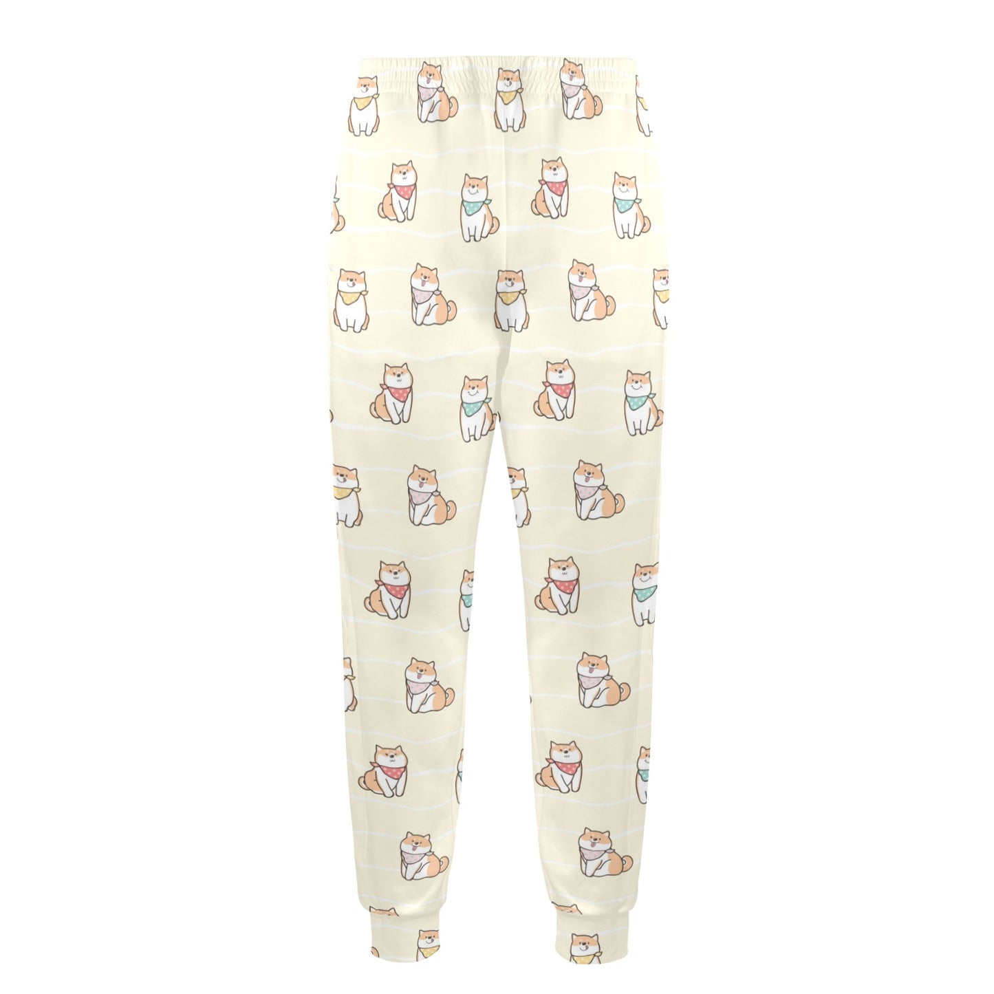 Shiba Inu Print Design LKS306 Men's Casual Track Pants