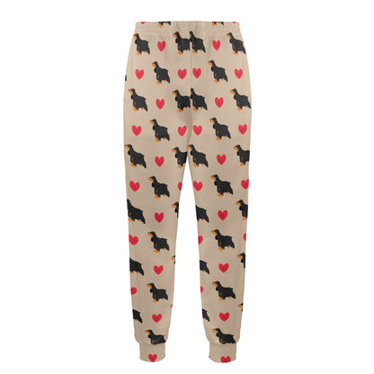 Cocker Pattern Print Design 02 Men's Casual Track Pants
