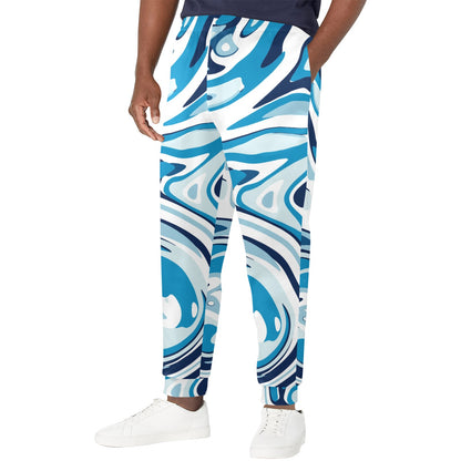 Liquid Pattern Print Design 05 Men's Casual Track Pants