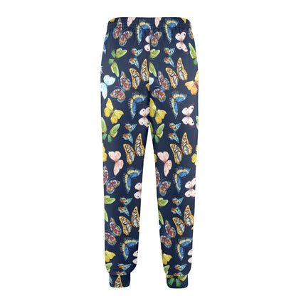 Butterfly Beautiful Print Pattern Men's Casual Track Pants