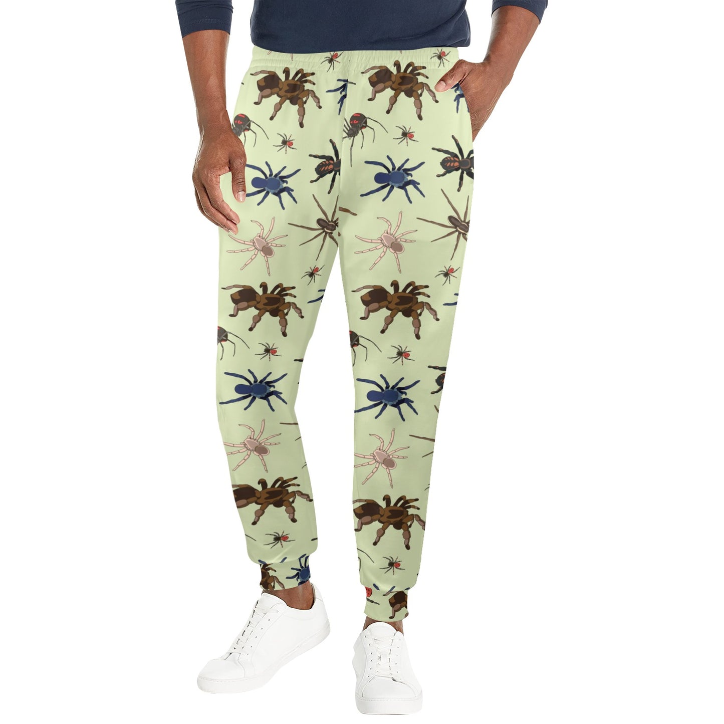 Tarantula Pattern Print Design 02 Men's Casual Track Pants