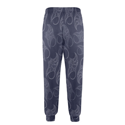 Manta Ray Pattern Print Design 01 Men's Casual Track Pants
