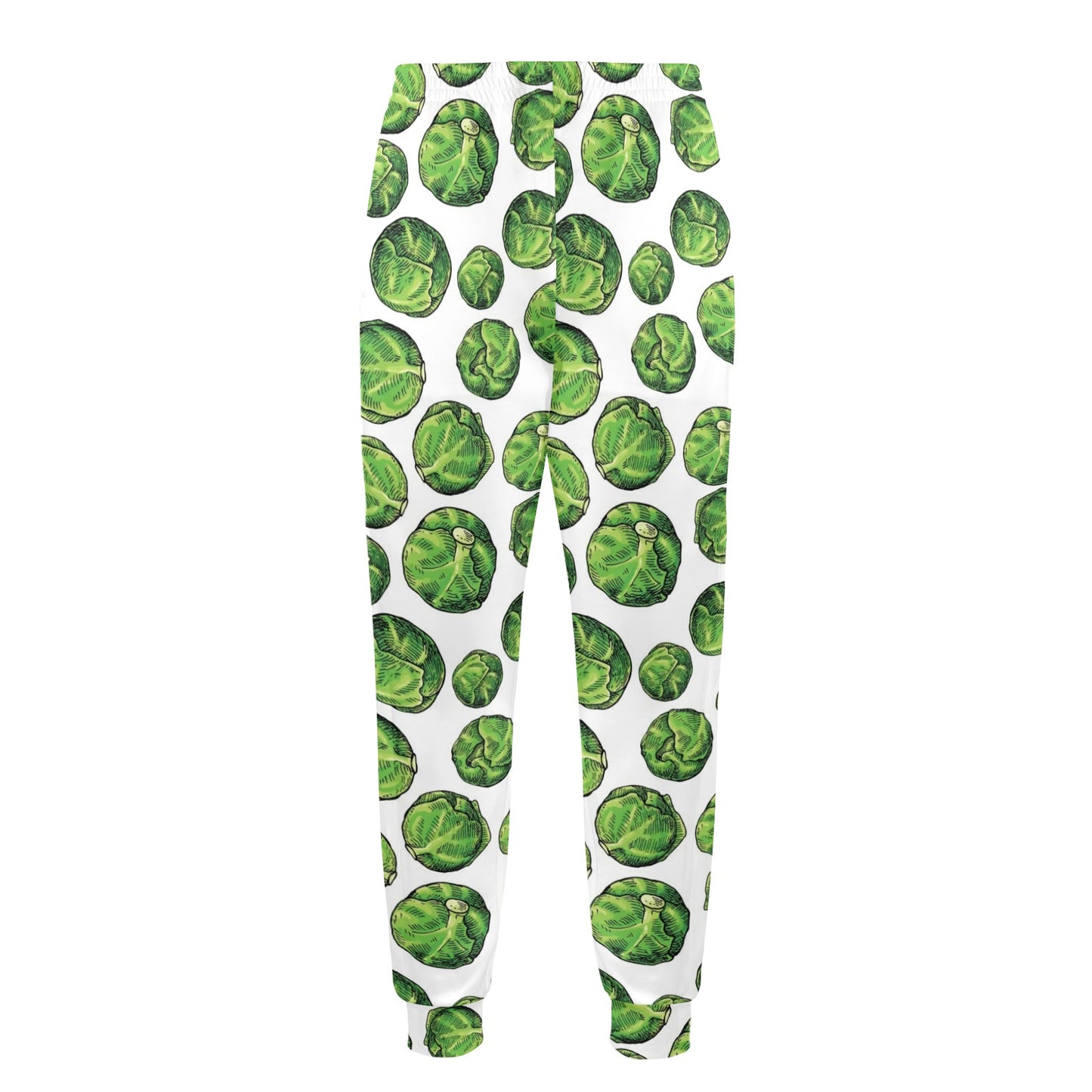 Brussels Sprouts Pattern Print Design 02 Men's Casual Track Pants