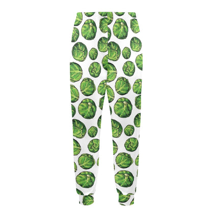 Brussels Sprouts Pattern Print Design 02 Men's Casual Track Pants