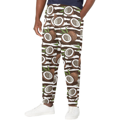 Coconut Pattern Print Design CN04 Men's Casual Track Pants