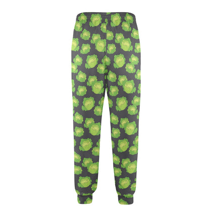 Cabbage Pattern Print Design 01 Men's Casual Track Pants