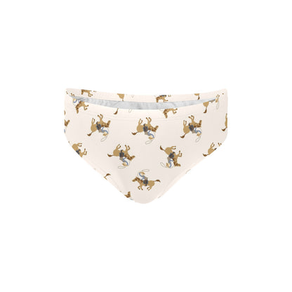 Cowboy Pattern Print Design 01 Men's Swimming Briefs