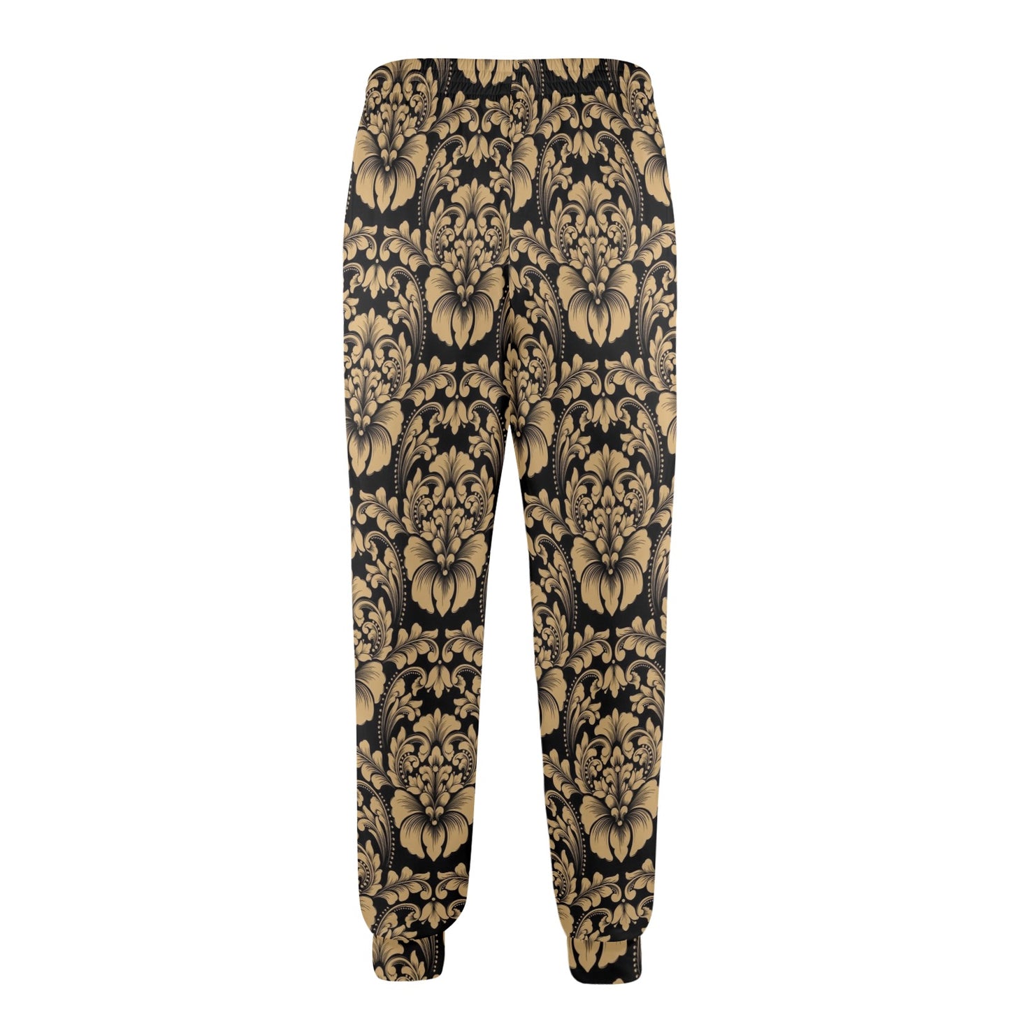 damask brown Design Print Pattern JJ057 Men's Casual Track Pants
