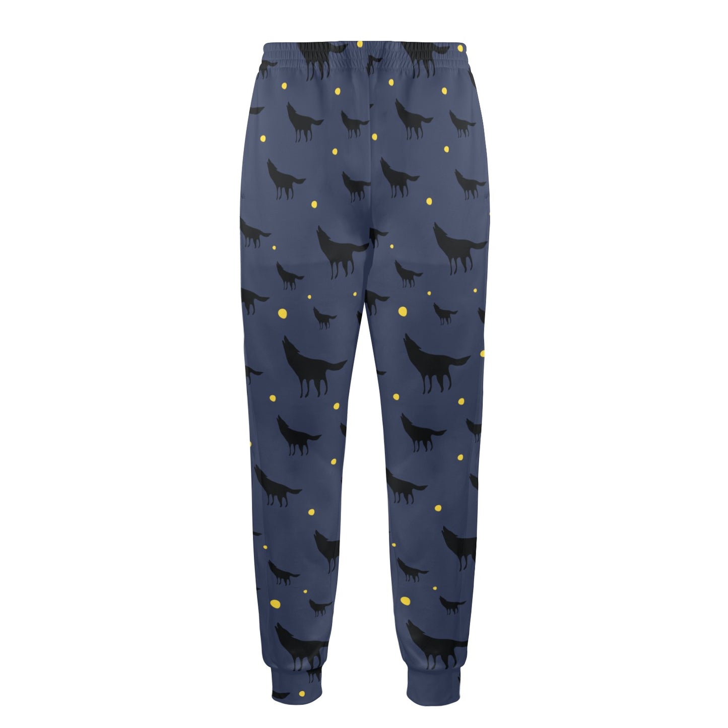 Wolf Print Design LKS301 Men's Casual Track Pants
