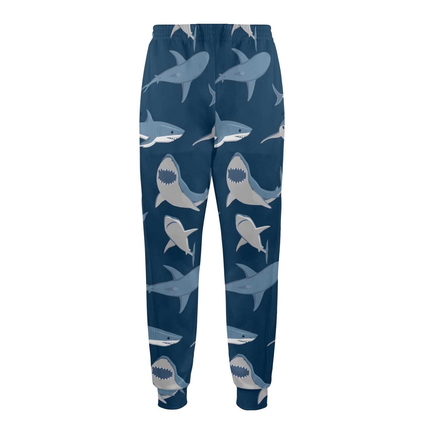 Shark Action Pattern Men's Casual Track Pants