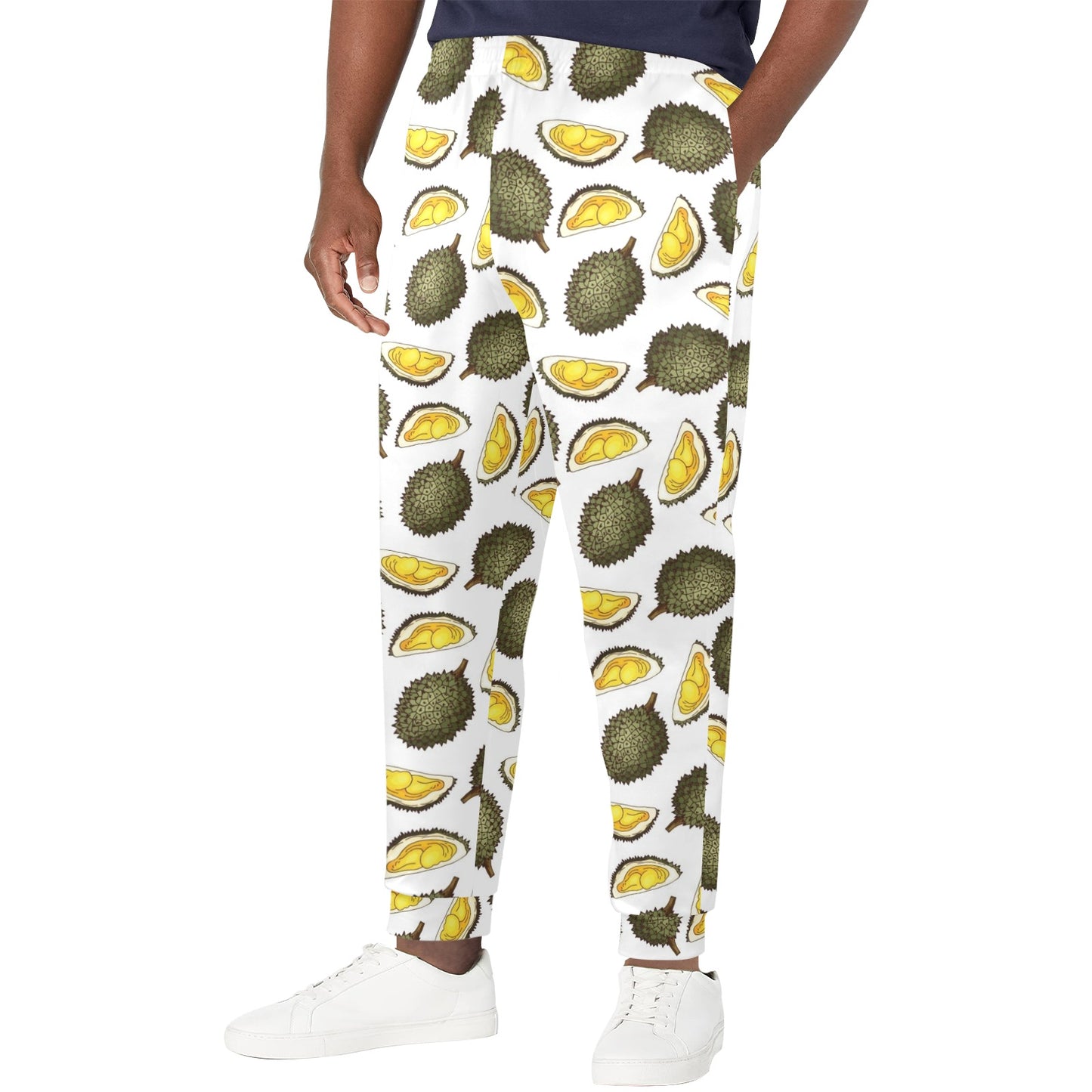 Durian Pattern Print Design DR03 Men's Casual Track Pants
