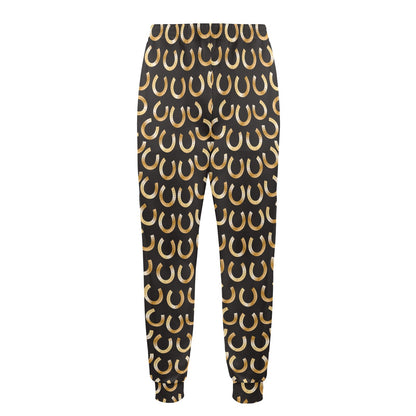 Horseshoe Print Design LKS304 Men's Casual Track Pants