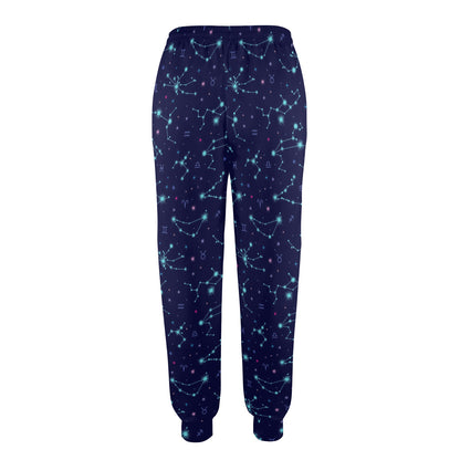 Constellation Pattern Print Design 01 Women's Casual Track Pants