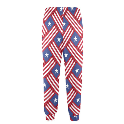 American flag Pattern Men's Casual Track Pants