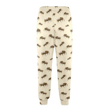 Bee Print Design LKS306 Men's Casual Track Pants