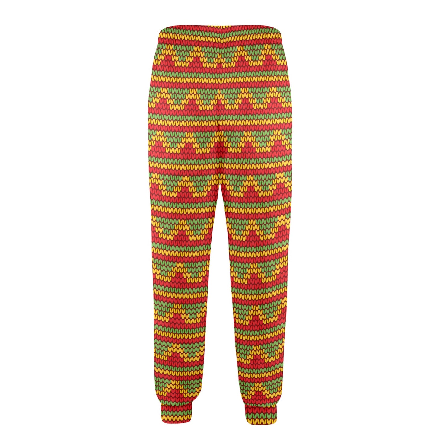 Rasta Reggae Color Print Men's Casual Track Pants