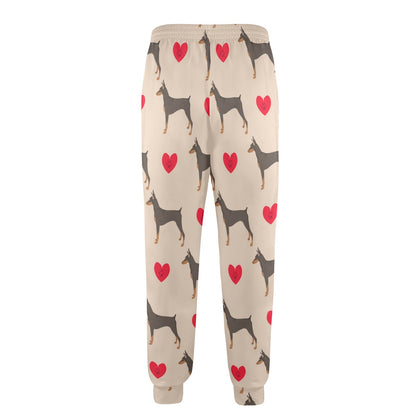 Doberman Pinschers Design Print Pattern JJ0113 Men's Casual Track Pants