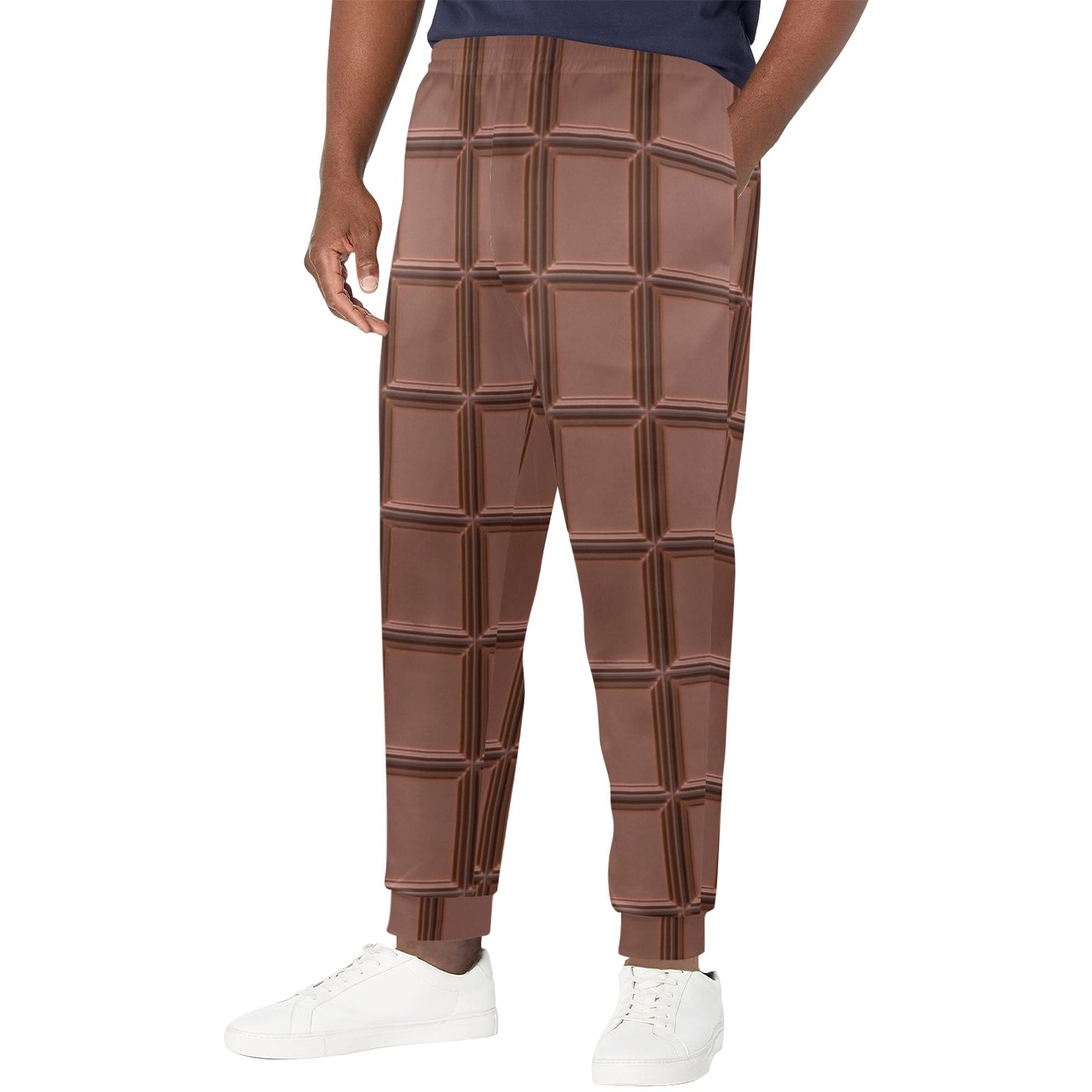 Chocolate Pattern Print Design 03 Men's Casual Track Pants