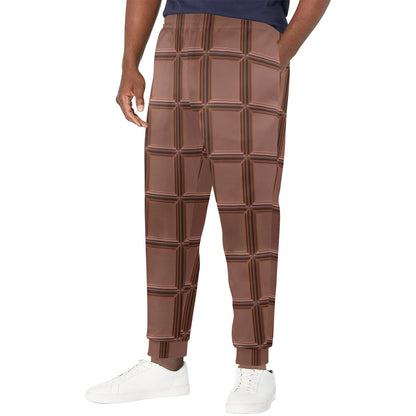 Chocolate Pattern Print Design 03 Men's Casual Track Pants