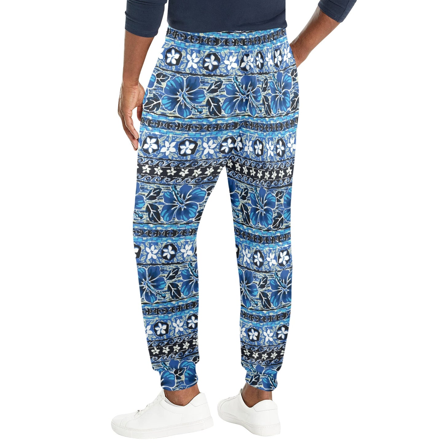 Hawaiian Themed Pattern Print Design H012 Men's Casual Track Pants