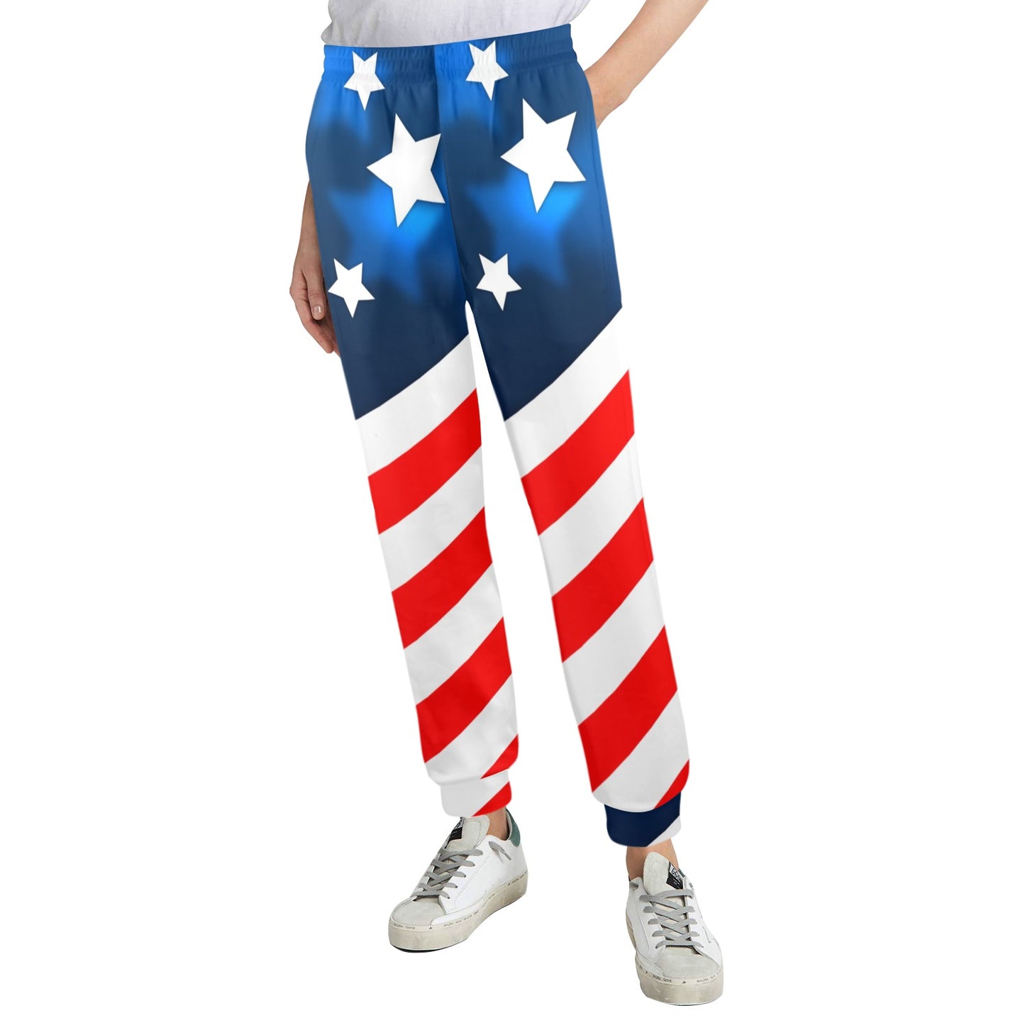 American flag Style Women's Casual Track Pants