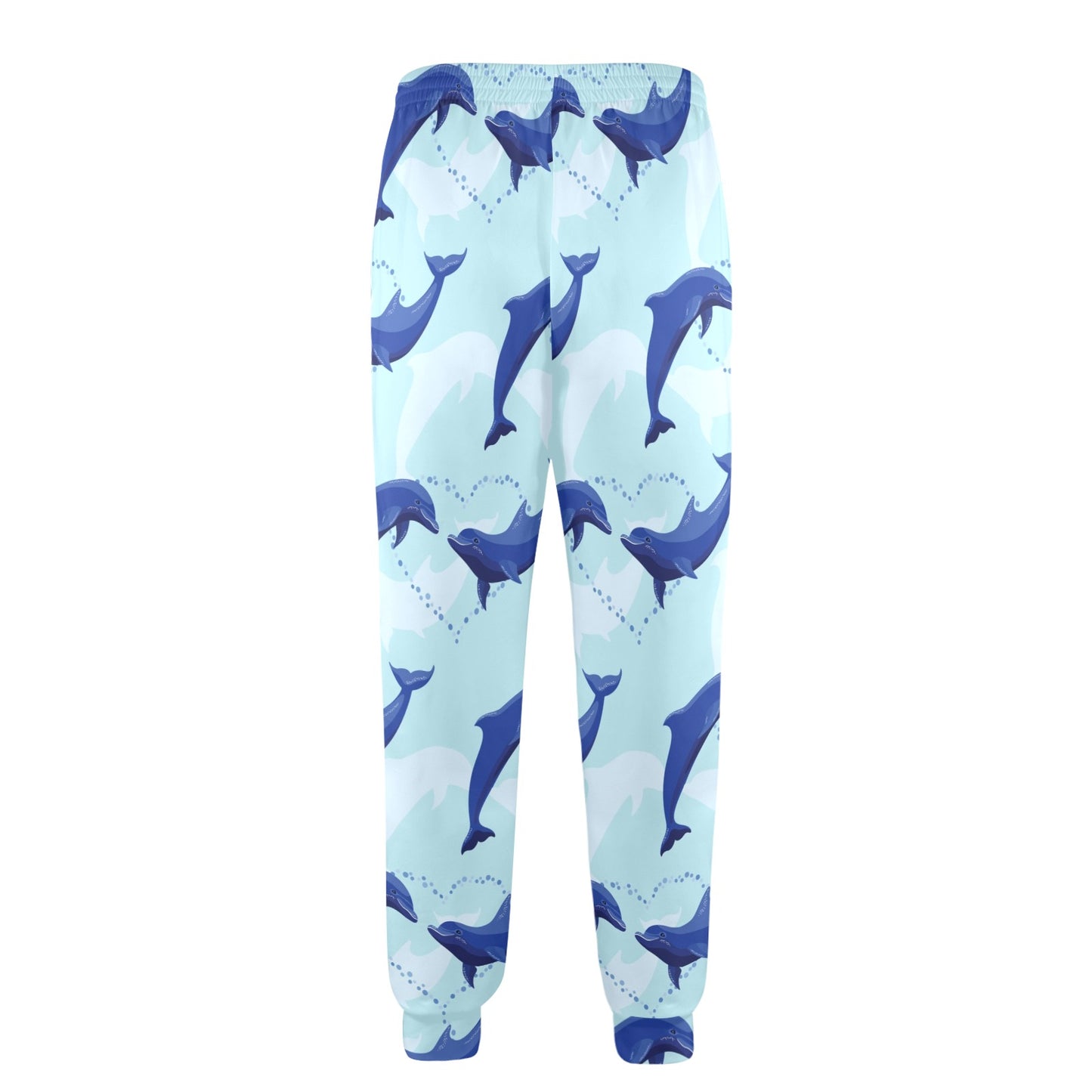 Dolphin Heart Pattern Men's Casual Track Pants