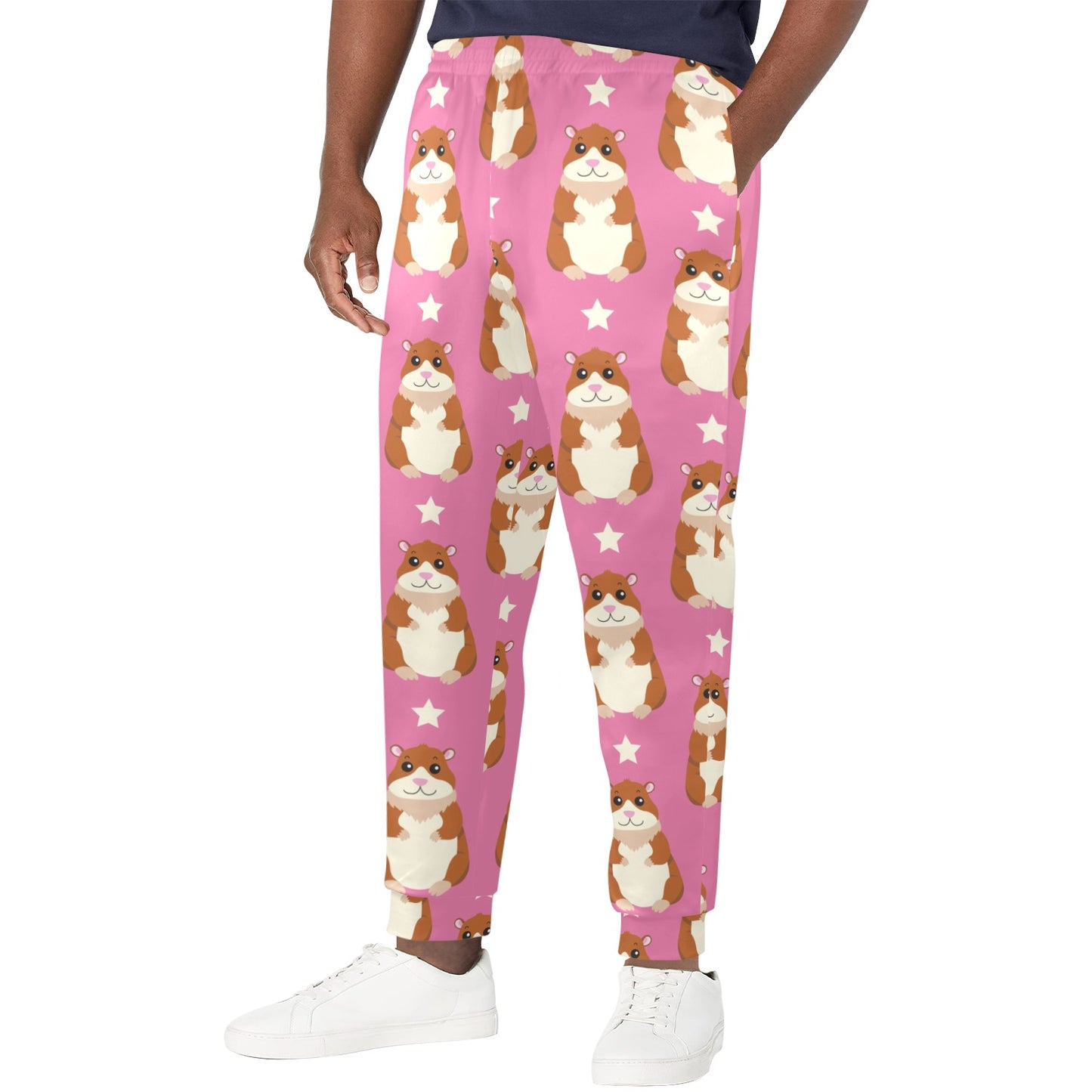 Hamster Cute Pattern Print Design 02 Men's Casual Track Pants