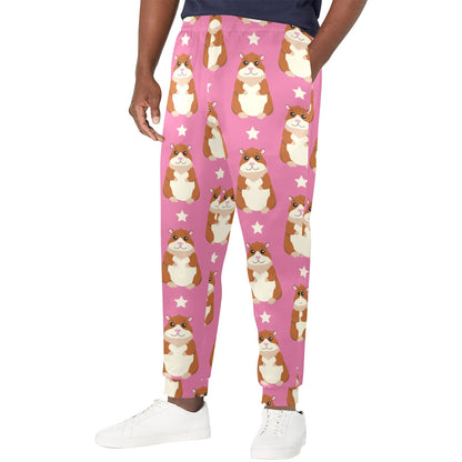 Hamster Cute Pattern Print Design 02 Men's Casual Track Pants