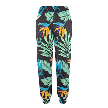 Tropical Palm Leaves Hawaiian Flower Women's Casual Track Pants