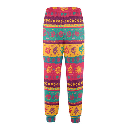 Ethnic Design Print Pattern JJ0134 Men's Casual Track Pants