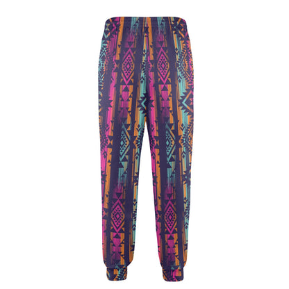 Line Tribal Aztec Men's Casual Track Pants