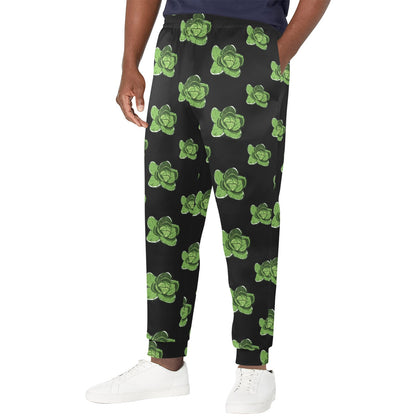 Cabbage Pattern Print Design 03 Men's Casual Track Pants