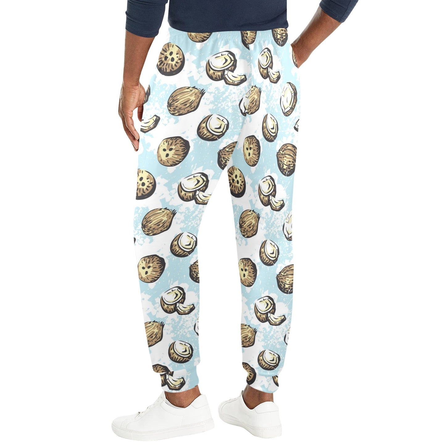 Coconut Pattern Print Design CN01 Men's Casual Track Pants