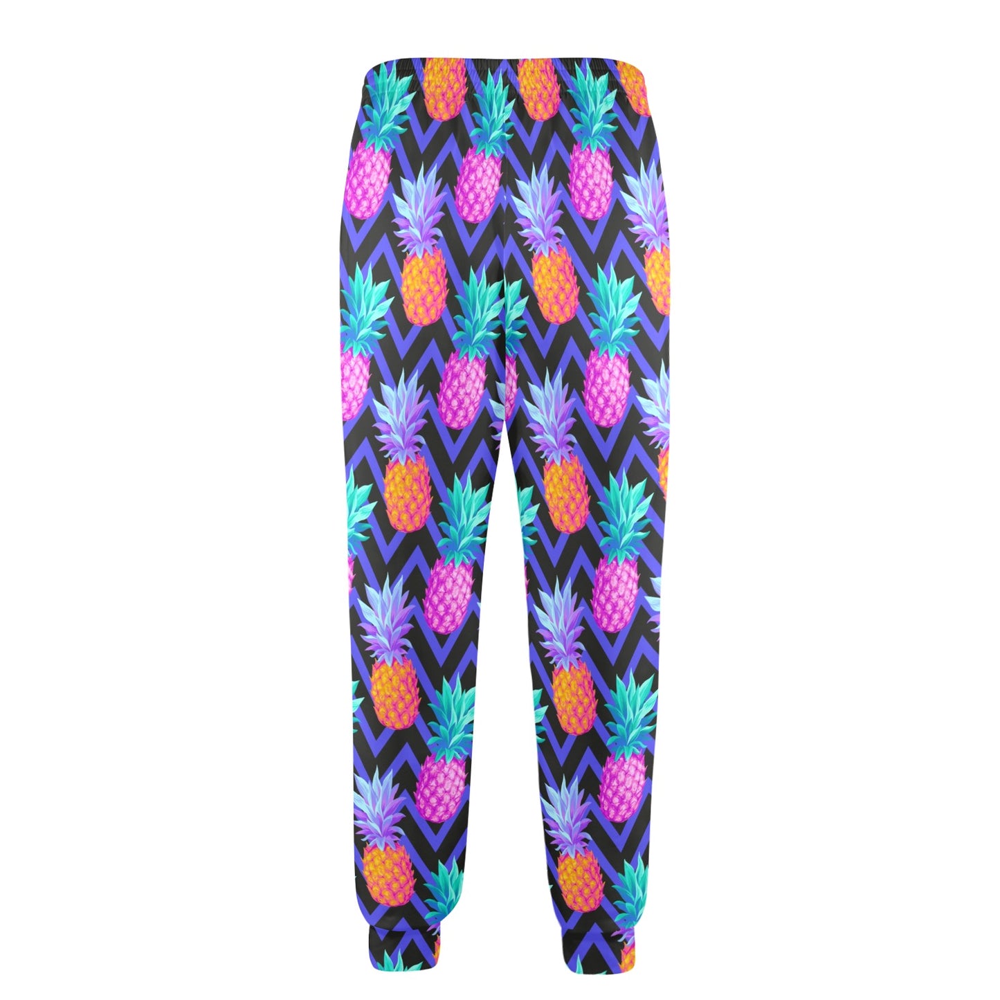 Pineapple Color Art Pattern Men's Casual Track Pants