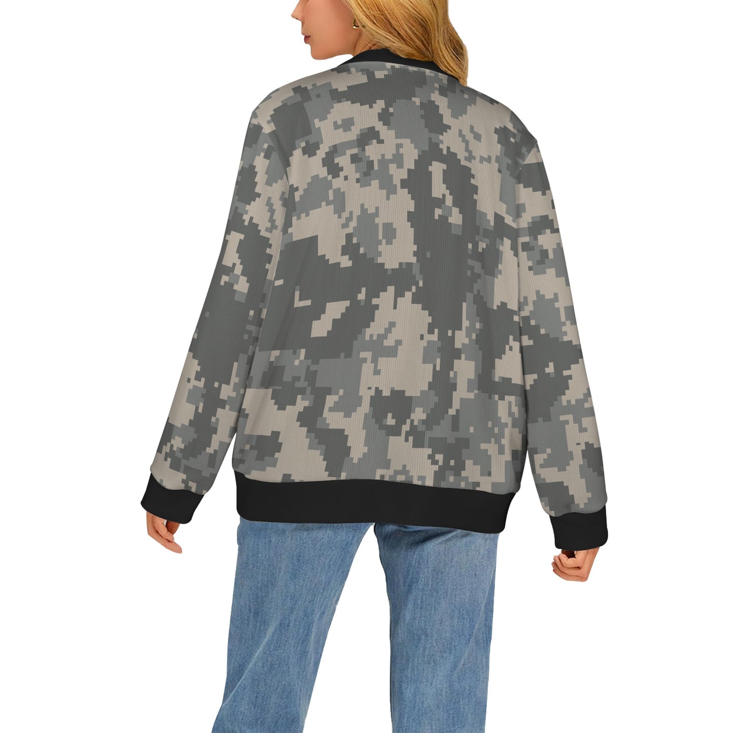 ACU Digital Camouflage Women's Cardigan