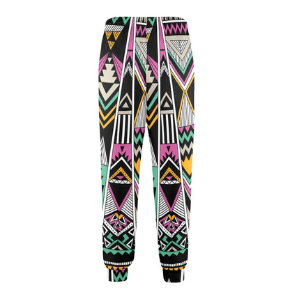 Tribal Aztec Triangle Men's Casual Track Pants