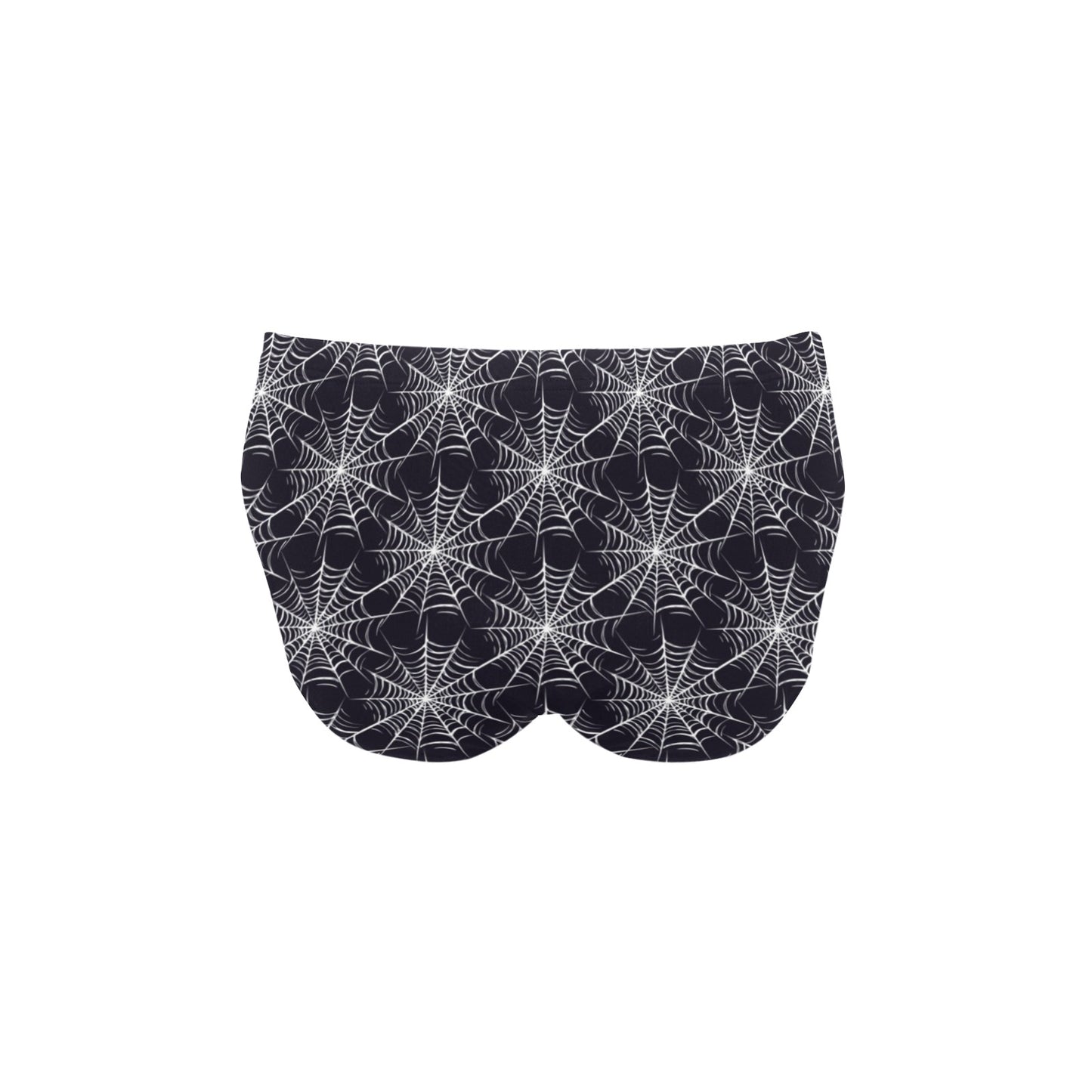 Spider Web Print Design LKS303 Men's Swimming Briefs