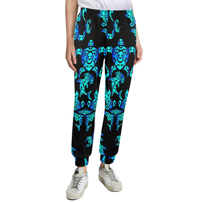 Sea turtle Polynesian Tribal Hawaiian Women's Casual Track Pants
