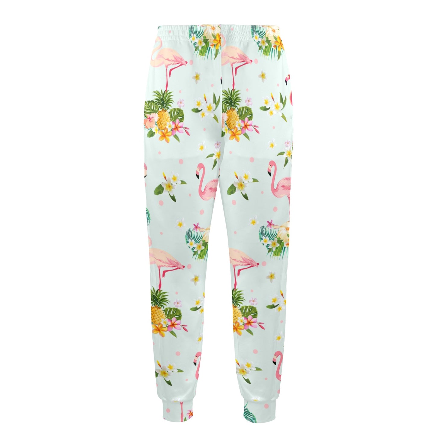 Flamingo Sweet Pattern Men's Casual Track Pants