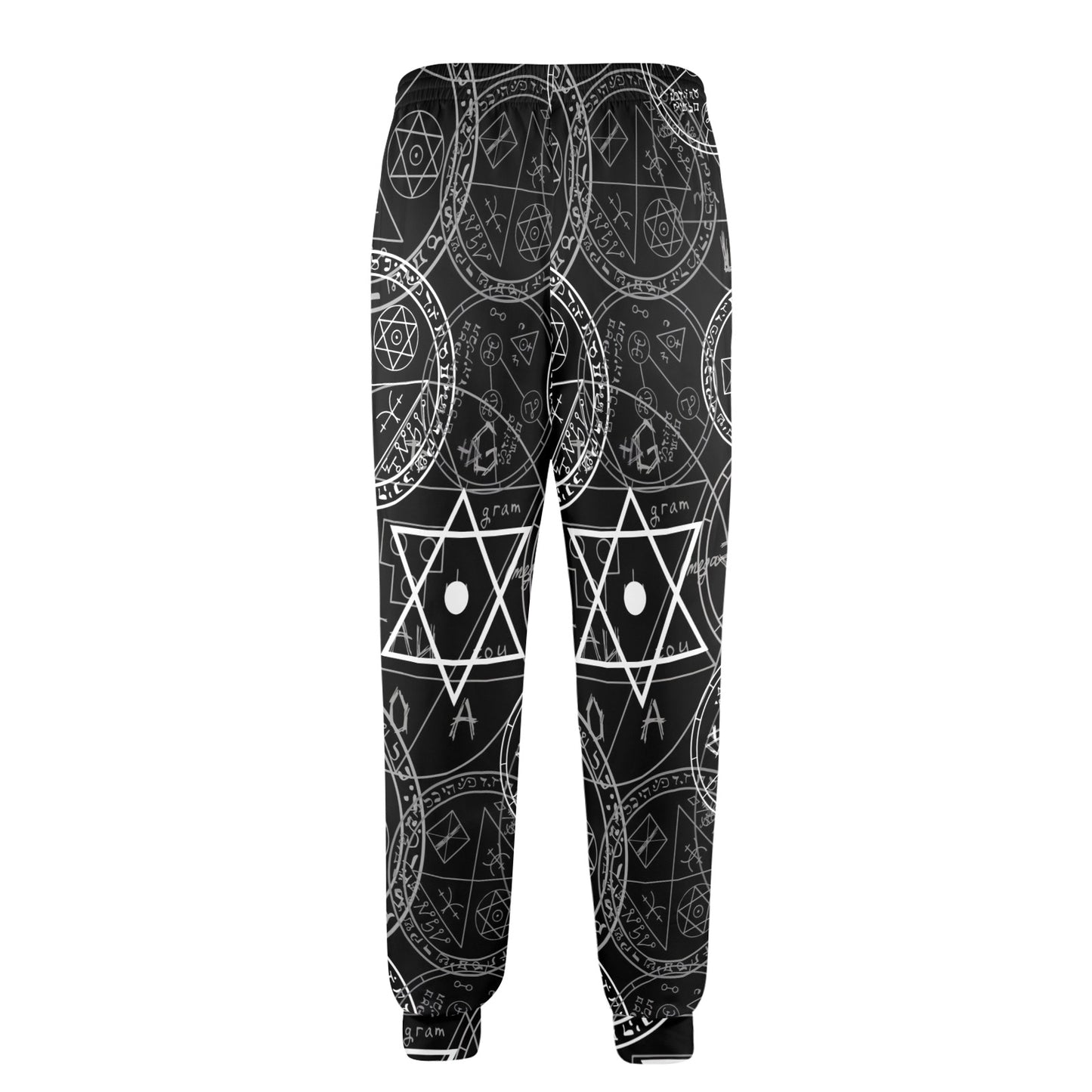 Pentagram Pattern Print Design A01 Men's Casual Track Pants