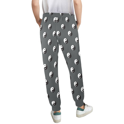 Yin Yang Print Design LKS303 Women's Casual Track Pants