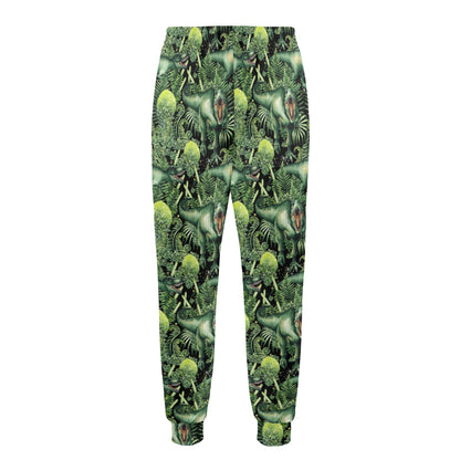 Dinosaur T Rex Print Pattern Men's Casual Track Pants