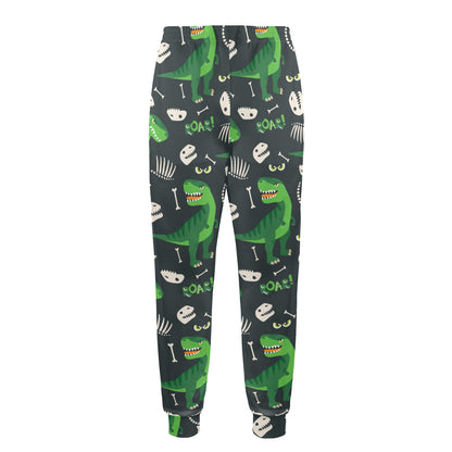 T Rex Pattern Print Design A05 Men's Casual Track Pants