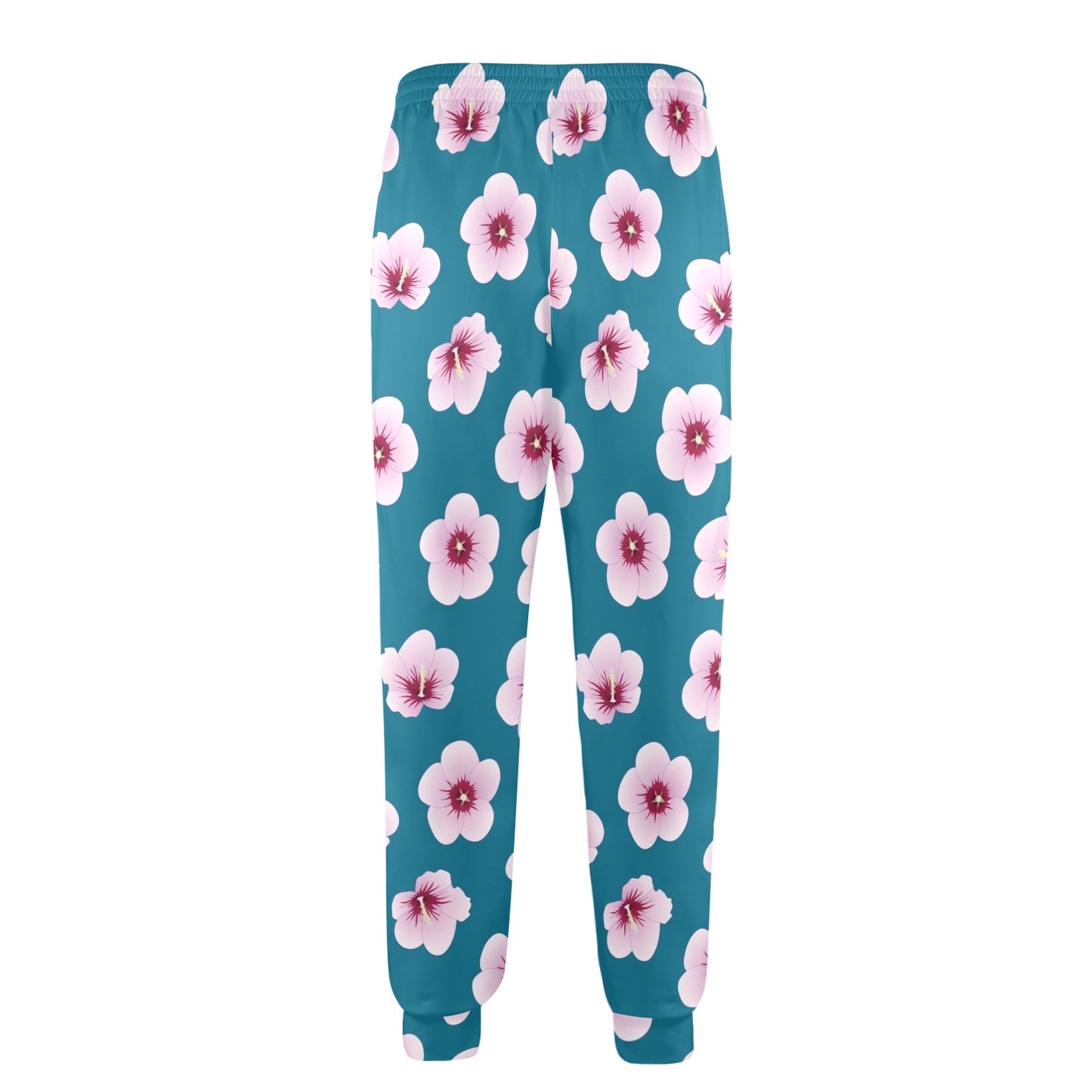 Cherry Blossom Pattern Print Design CB08 Men's Casual Track Pants