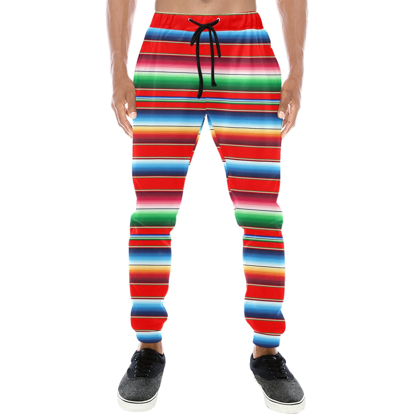 Serape Print Men's Sweatpants